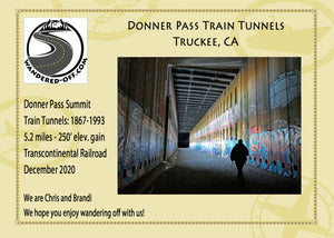 Donner Pass Train Tunnels - in the snow