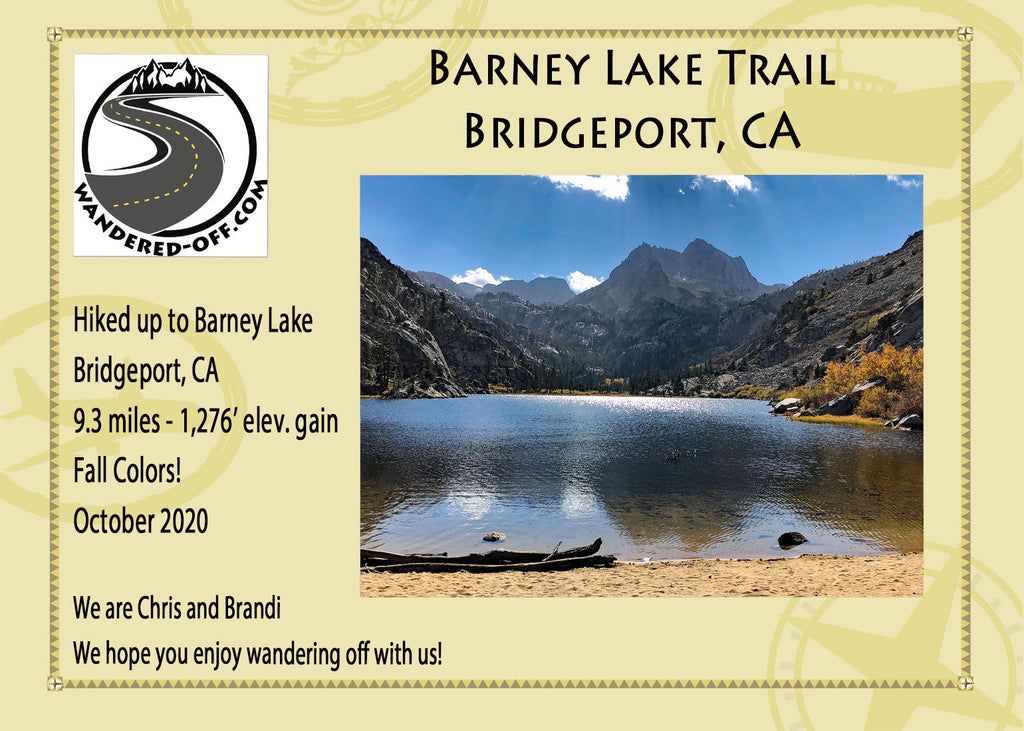 Hiking to Barney Lake near Bridgeport, CA