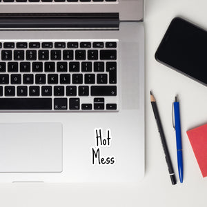 Hot Mess Bubble-free stickers