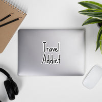 Travel Addict Bubble-free stickers