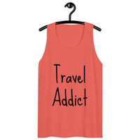 Travel Addict Men’s premium tank top