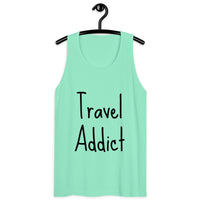 Travel Addict Men’s premium tank top