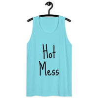 Hot Mess Men’s premium tank top