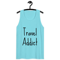 Travel Addict Men’s premium tank top