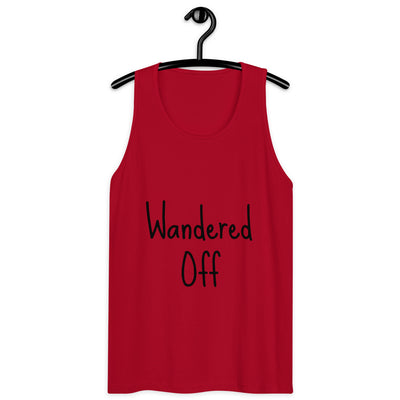 Wandered Off Men’s premium tank top