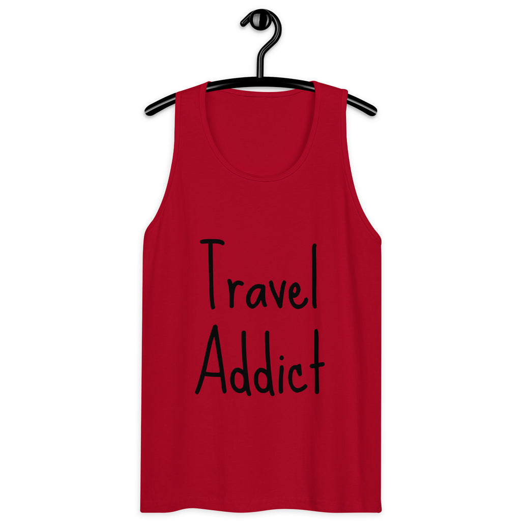 Travel Addict Men’s premium tank top