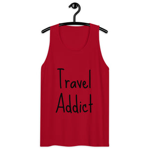 Travel Addict Men’s premium tank top