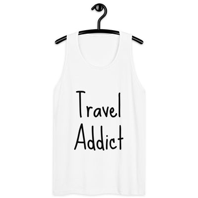 Travel Addict Men’s premium tank top