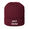 Shit Show Organic Ribbed Beanie