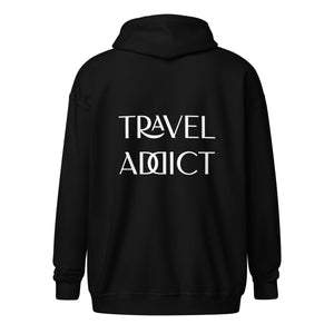 Travel Addict Unisex heavy blend zip hoodie