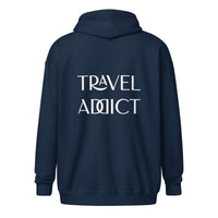 Travel Addict Unisex heavy blend zip hoodie