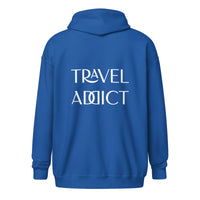 Travel Addict Unisex heavy blend zip hoodie