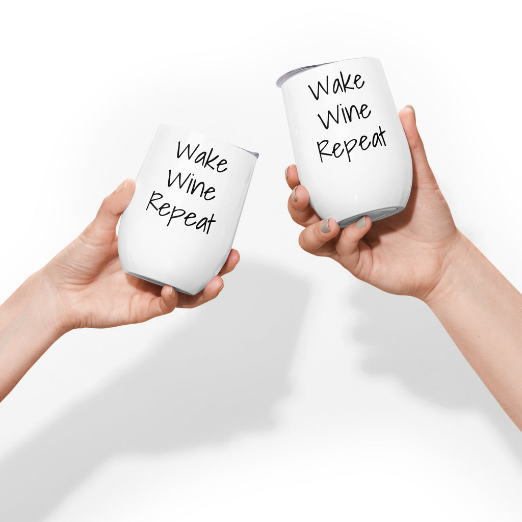 Wake Wine Repeat Wine Tumbler